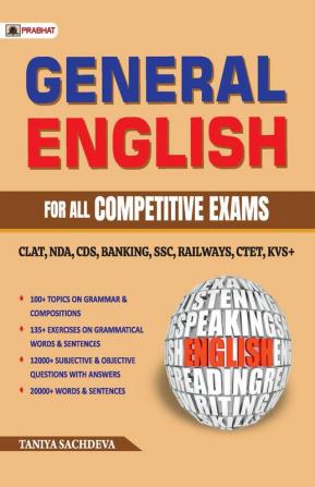 General English Book for all Government & Competitive Exams (Bank SSC Defense Management (CAT XAT GMAT) Railway Police Civil Services Examinations)