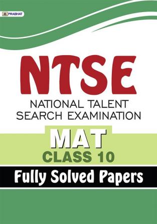 Study Package for NTSE Class 10 Stage 1 & 2 Solved Papers (Target NTSE)