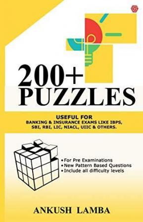 200+ Puzzles-Useful for Banking & Government Exams like IBPS SBI RBI LIC NIACL UIIC & others.