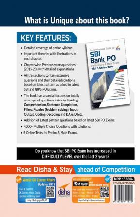 Comprehensive Guide to SBI Bank PO Preliminary & Main Exam with 5 Online Tests (10th Edition)