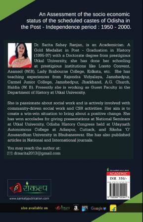 An Assessment of the socio economic status of the scheduled castes of Odisha in the post independence period 1950 to 2000