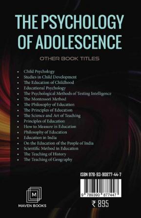 THE PSYCHOLOGY OF ADOLESCENCE