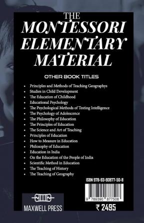 THE MONTESSORI ELEMENTARY MATERIAL