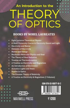 An Introduction to the Theory of Optics