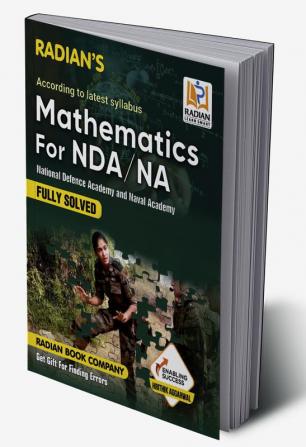 Mathematics for NDA/NA (National Defence Academy & Naval Academy) Fully Solved Guide Book for Entrance Exam 2023 in English