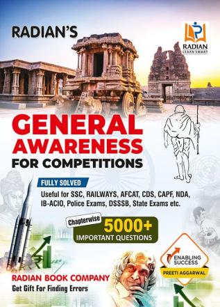 General Awareness for Competitions: Useful for SSC, Railways, AFCAT, CDS, CAPF, NDA, IB-ACIO, Police Exams, DSSSB, State Exams & Other Competitive Exams Book in English