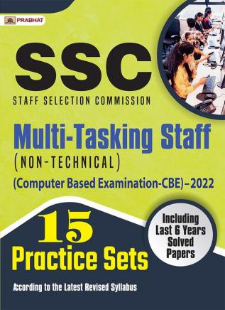 SSC Multi Tasking Staff (Non-Technical) Bharti Pareeksha-2022 15 Practice Sets