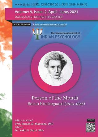 THE INTERNATIONAL JOURNAL OF INDIAN PSYCHOLOGY VOLUME 9 ISSUE 2 BOOKLET NO 09