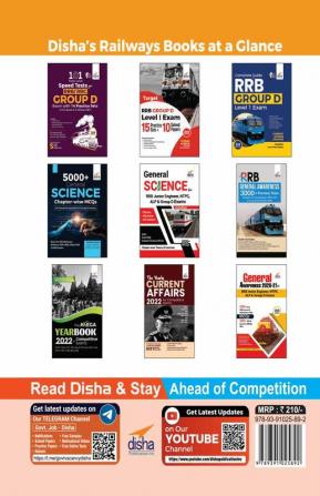 18 Practice Sets for RRB/ RRC Group D Level 1 Exam with 3 Online Tests 3rd Edition