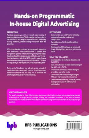 Hands-on Programmatic In-house Digital Advertising