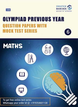 Olympiad Books For Class 6 - Previous Year Question Papers and Mock Tests [Maths]