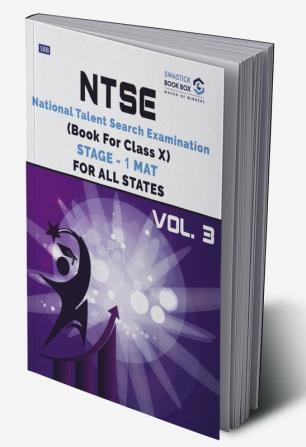 NTSE Book For Class X - Stage 1 MAT (Volume 3)