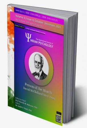 THE INTERNATIONAL JOURNAL OF INDIAN PSYCHOLOGY VOLUME 9 ISSUE 4 Booklet no. 1