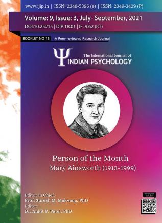 THE INTERNATIONAL JOURNAL OF INDIAN PSYCHOLOGY (VOLUME 9 ISSUE 3) Booklet - 15