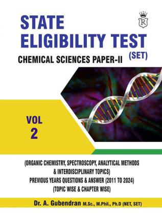 State Eligibility Test Vol-2 Chemical Sciences Paper - II