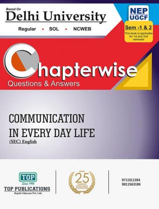 COMMUNICATION IN EVERYDAY LIFE (ENGLISH)