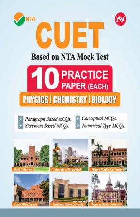 CUET (UG) Science (Physics Chemistry and Biology)10 Practise Paper