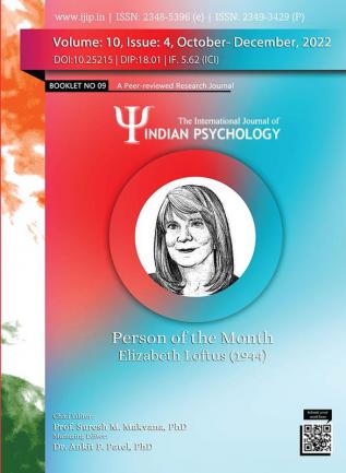 THE INTERNATIONAL JOURNAL OF INDIAN PSYCHOLOGY (VOLUME 10 ISSUE 4)