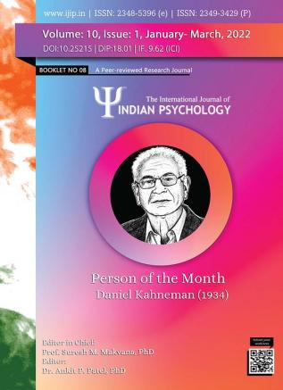 THE INTERNATIONAL JOURNAL OF INDIAN PSYCHOLOGY VOLUME 10 ISSUE 1 Booklet no. 8