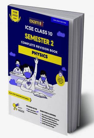 Exam18 ICSE Physics Semester 2 Class 10 MCQ & Subjective Revision Book March 2022 Exams