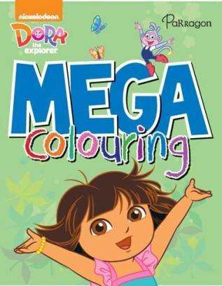 Dora the Explorer: Mega Colouring