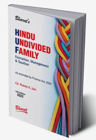 HINDU UNDIVIDED FAMILY (Formation Management & Taxation)