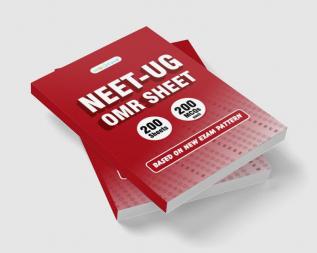 NEET-UG Omr sheets - 200 sheets 200 MCQs each