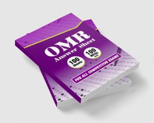 Practise OMR Sheets For All Exams 100 Sheets Of 100 MCQs: