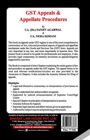 G S T Appeals & Appellate Procedures