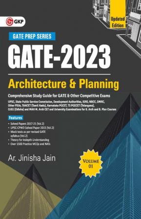 GATE 2023 : Architecture & Planning Vol 1 - Guide by GKP