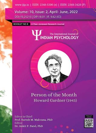 THE INTERNATIONAL JOURNAL OF INDIAN PSYCHOLOGY (VOLUME 10 ISSUE 2) BOOKLET NO 8