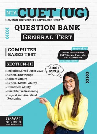 Oswal - Gurukul NTA CUET General Test Question Bank For Exam 2023