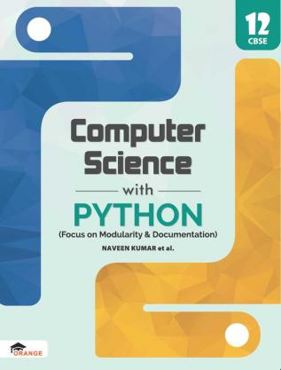 Touchpad Computer Science with Python(Focus on Modularity & Documentation) for CBSE– Class 12