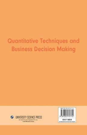 Quantitative Techniques and Business Decision Making
