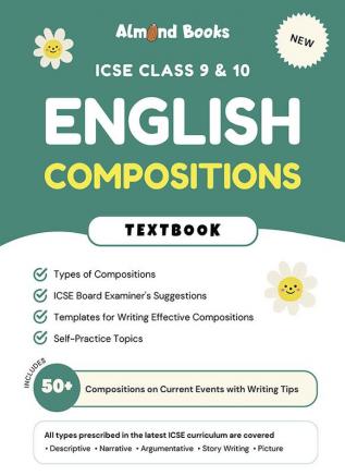 Almond Books ICSE English Compositions Textbook for Class 9 & 10