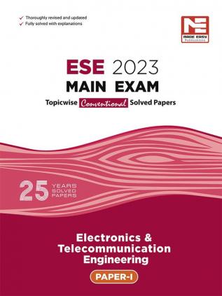 ESE 2023 Mains Examination Electronics and Telecommunication Engineering Conventional Paper I