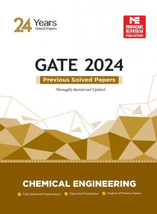 GATE-2024: Chemical Engineering Previous Year Solved Papers