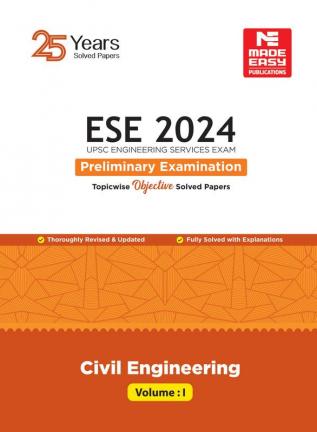 ESE 2024 Preliminary Exam Civil Engineering Objective Solved Paper Vol-1