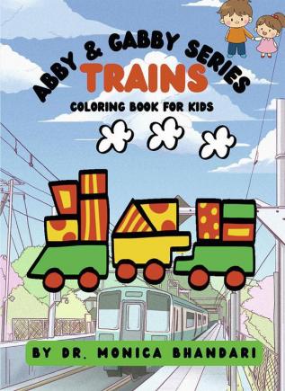 Trains Coloring Book For Kids