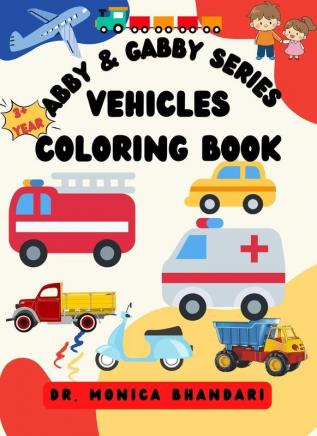 Vehicles Coloring Book For Kids