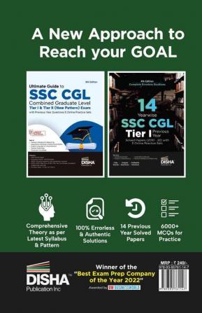 Target SSC CGL Prelims Tier I Exam - 10 Practice Sets with 5 Previous Year Solved Papers (2017 - 2022) | Combined Graduate Level | PYQs Question Bank