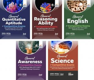 Study Package for SSC CGL/ CHSL/ MTS/ Stenographer/ SI/ GD & other State SSC Exams with Previous Year Questions 2nd Edition | Quantitative Aptitude Reasoning English Language General Science & Awareness | Staff Selection Commission