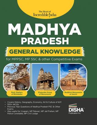 Madhya Pradesh General Knowledge for MPPSC MP SSC & other Competitive Exams | PYQs Previous Year Questions | State Public Service Commission | General Studies |