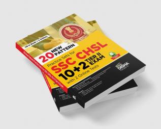 20 New Pattern Practice Sets for SSC CHSL 10+2 Tier II Exam with 2 Online Tests | 18 in Book + 2 Online | Staff Selection Commission Combined Higher Secondary Level |Mock Tests for 2023 |