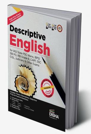 Descriptive English for IAS/ State PSC Mains IBPS/ SBI PO RBI Grade B CAPF SSC CGL Judiciary & other Exams | Previous Year (PYQs) Questions | Comprehension Writing Grammar & Vocabulary Skills