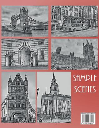 London Grayscale: Adult Coloring Book: 2 (Grayscale Coloring Trips)