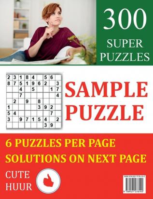 Easy Sudoku: 300 Super Puzzles