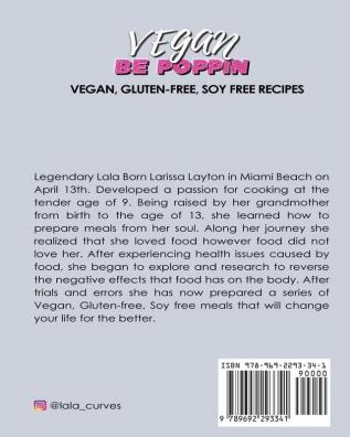 Vegan Be Poppin: Vegan Gluten-free Soy free Recipes