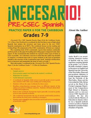 ¡Necesario! Pre-CSEC Spanish Grades 7-9 Practice Paper II for the Caribbean A Three-Year Workbook: Libro de Profesores