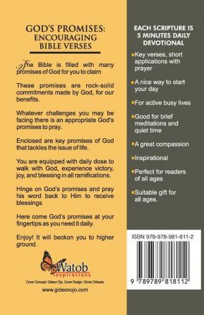 God's Promises: Encouraging Bible Verses: 120 Devotions with Prayer Points